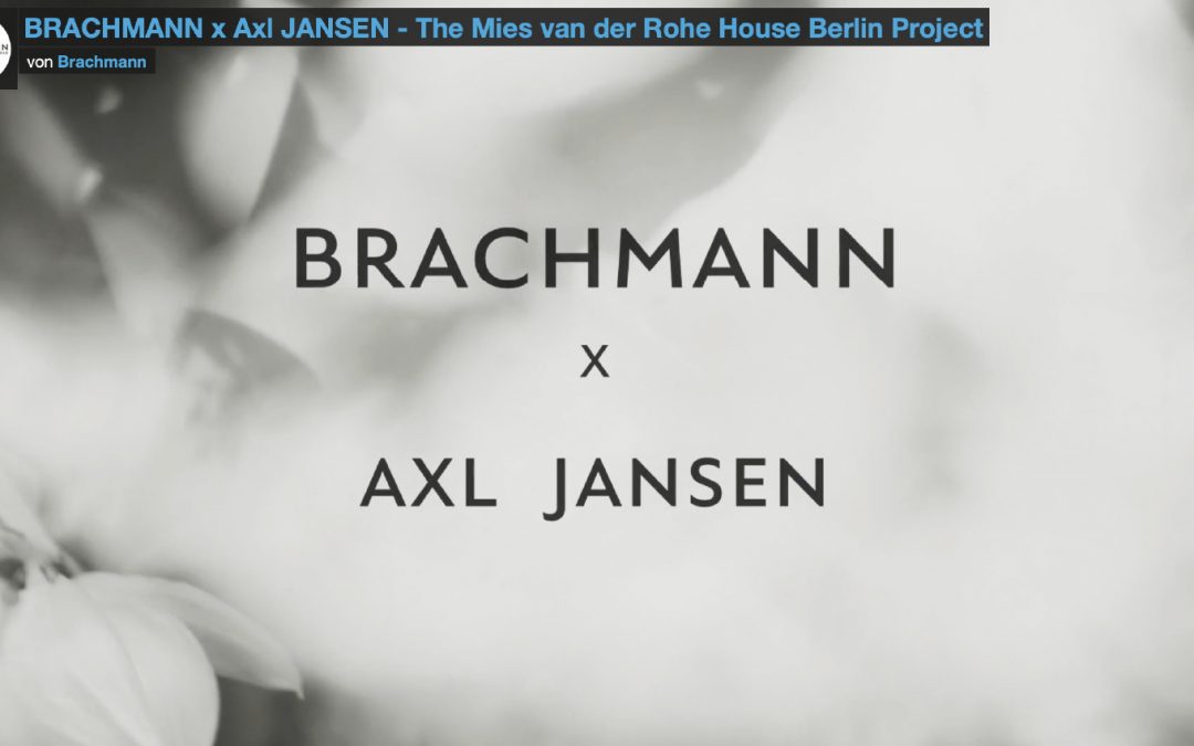 Fashion Film by Axl Jansen: Das Mies van der Rohe Haus Projekt